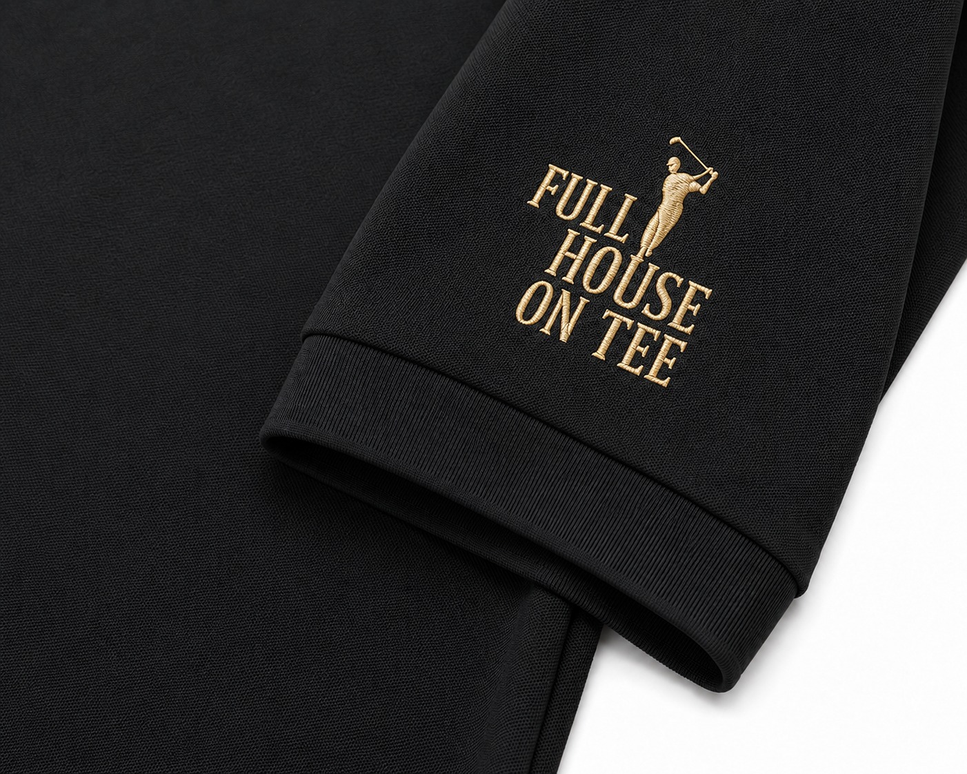 FHT Signature Golf Polo Black - Image 2