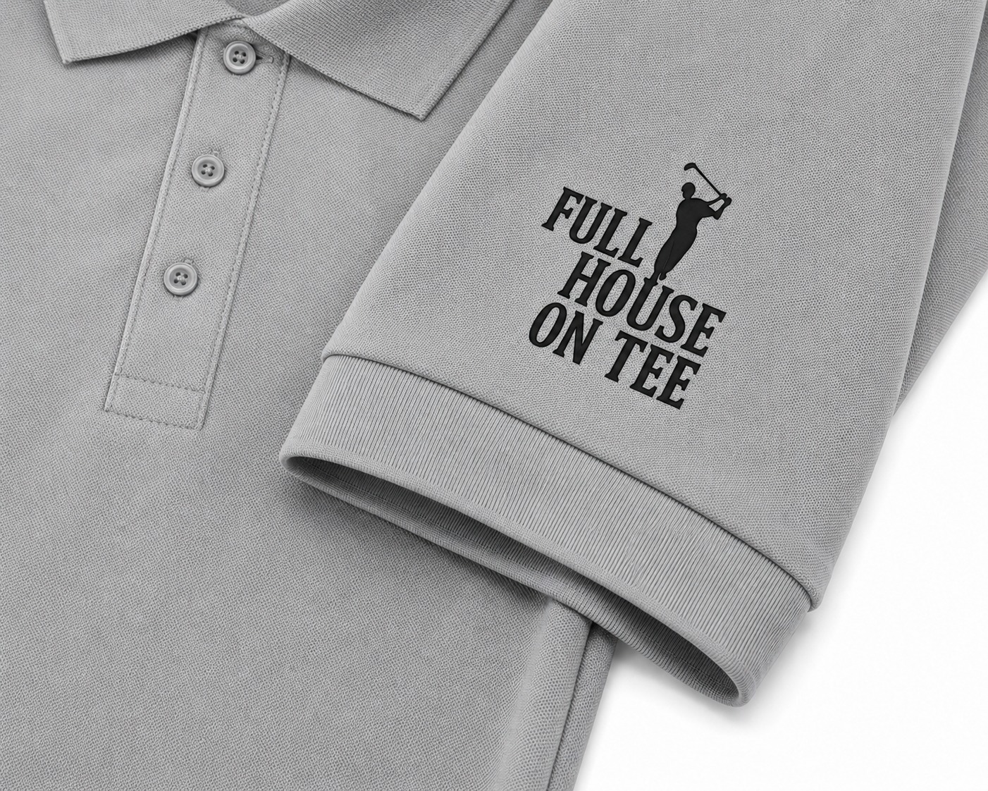 FHT Signature Golf Polo Gray - Image 3