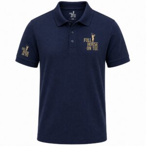 FHT Signature Golf Polo Navy Blue