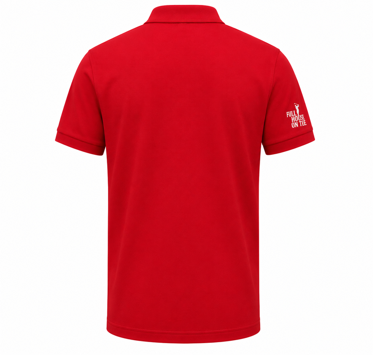 FHT Signature Golf Polo Red - Image 4